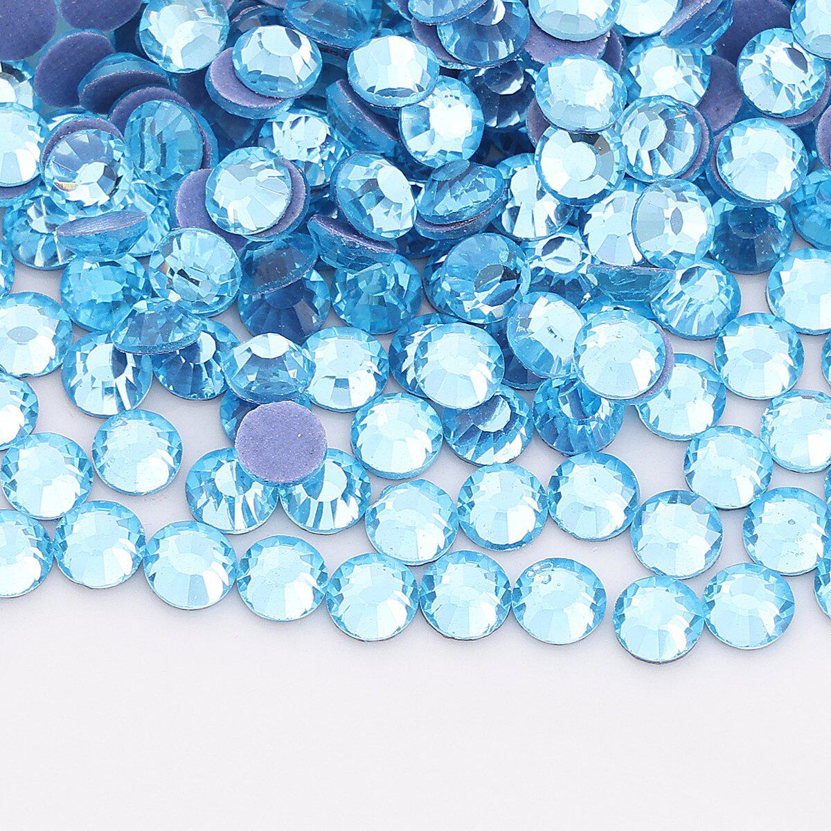 SS16DMC中东烫钻热熔胶底手工DIY饰品配件美甲平底玻璃钻水晶贴钻