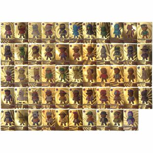 Stumble Guys收藏卡绊倒人跨境热销人物金箔卡攻击金箔生日礼物