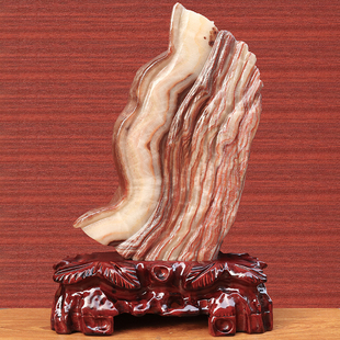 4cm5232g 天然石材奇石摆件猪肉石桌面装 饰雕刻石摆件23