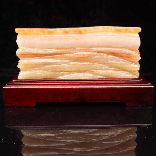 猪肉石天然肉石广西柳州红烧肉腊肉五花肉摆件24*12*10cm4700g