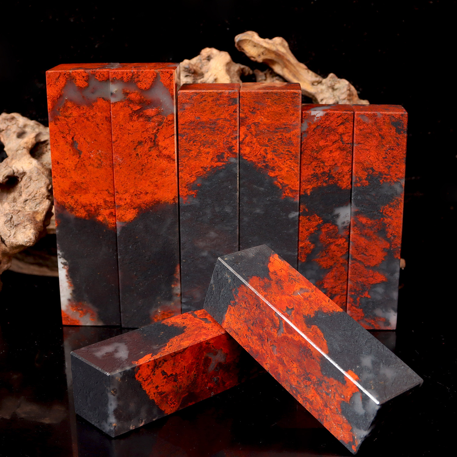 桂林鸡血玉石天然玉石情侣章印书画章篆刻对章结婚新婚纪念日礼物