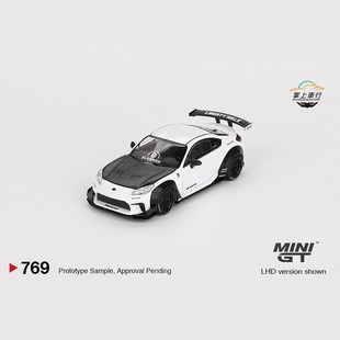 769 GR86 MINIGT Toyota丰田 LBWK Nation白色合金汽车模型1