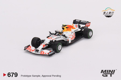 MINIGT #679 红牛 Red Bull RB16B F1方程式赛车 第三名汽车模型