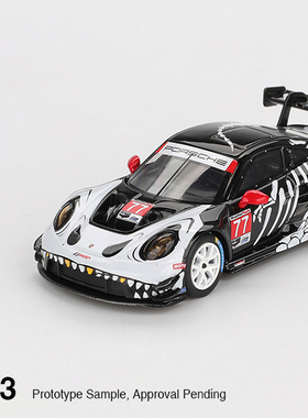 MINIGT#1143-Porsche 911 GT3 R #77 AO Racing2025 IMSA赛车1:64