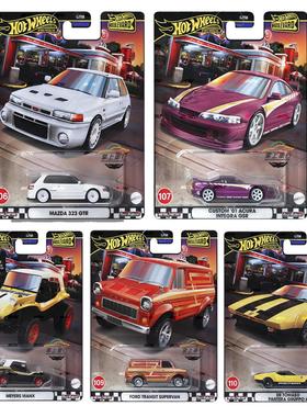 风火轮hotwheels花园大道22 GJT68沙滩车DE TOMASO讴歌马自达323