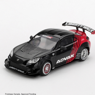 MINIGT#1173 丰田Toyota GR86 LB Nation阿迪王1:64合金汽车模型