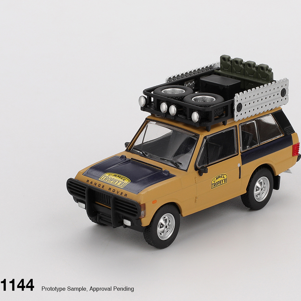 MINIGT#1144-路虎揽胜Range Rover 1981骆驼杯越野汽车模型1:64
