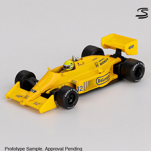 MINIGT#1088-莲花Lotus 99T #12 Ayrton Senna 1987赛车模型-1:64