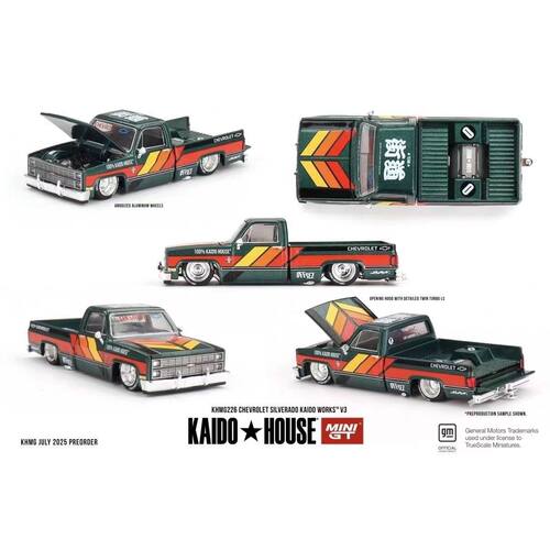 KAIDO HOUSE 1:64 #226 Silverado 雪佛兰 合金汽车模型