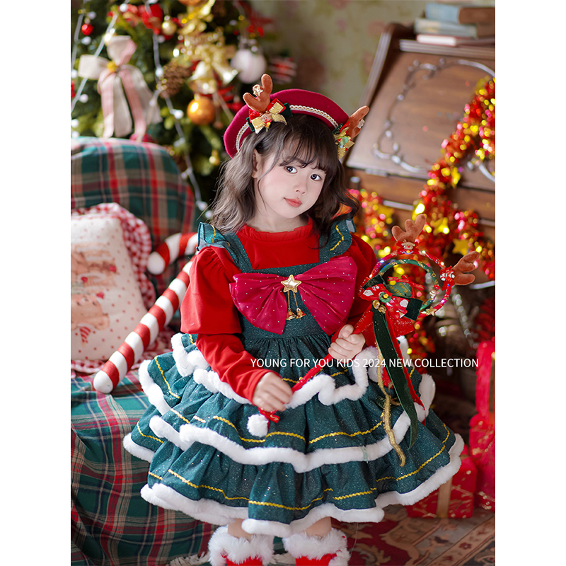 圣诞节裙子24冬装洛丽塔