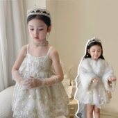 YFY女童八音盒洛丽塔连衣裙婚纱公主裙生日礼服赵露思同款