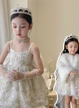 YFY女童八音盒洛丽塔连衣裙婚纱公主裙生日礼服赵露思同款