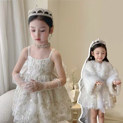 YFY女童八音盒洛丽塔连衣裙婚纱公主裙生日礼服赵露思同款