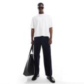 cleanfit小领口纯棉BoxyT恤短袖 SlowGang短宽版 型280g休闲复古 男