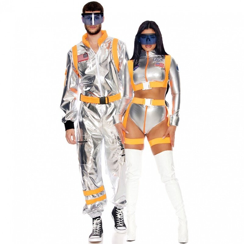 男士宇航员舞台装万圣节流浪地球同款COS太空服装连体装制服