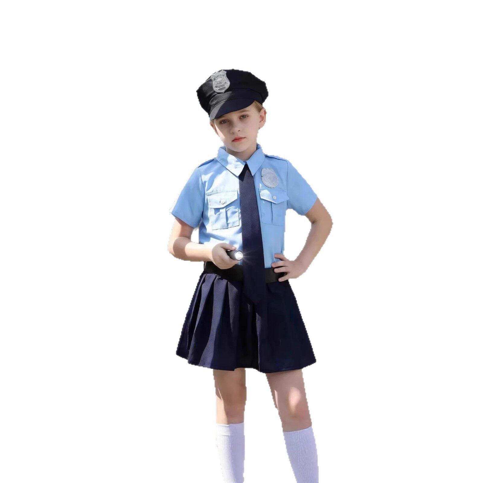 节日表演角色扮演套装警官制服