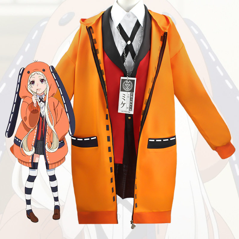 新款狂赌之渊黄泉月瑠奈露娜梦子动漫服装外套cosplay露娜演出服