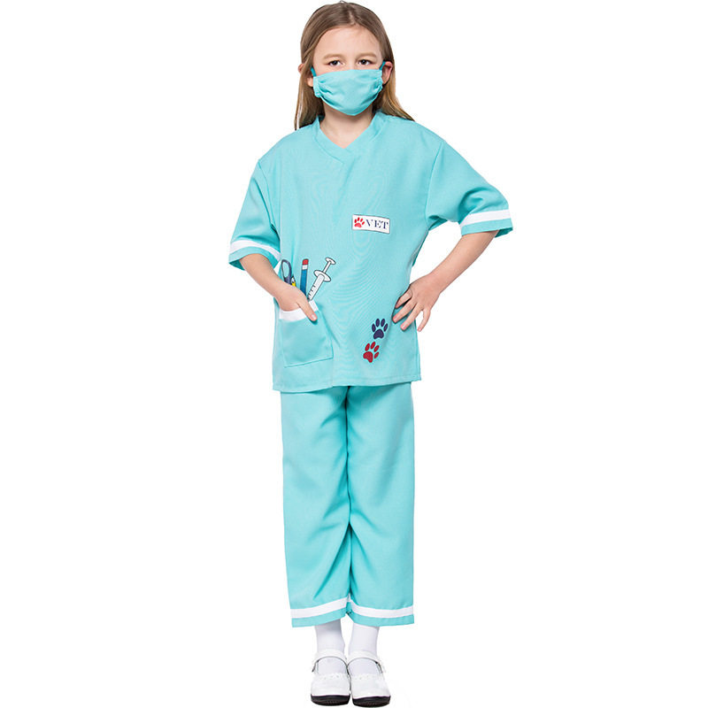 医生职业体验游戏服儿童服套装