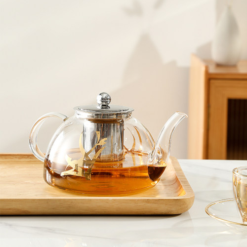 耐高温玻璃茶壶花茶壶