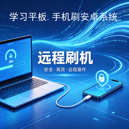 远程学习平板刷机变安卓系统服务