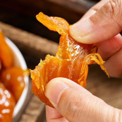 潮汕特产竹盐枇杷干果干原味竹盐黄皮零食甘草无核特产蜜饯小零食