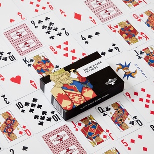 Hustler专业德州扑克牌PVC塑料扑克牌防水磨砂WSOPWPT比赛专用牌