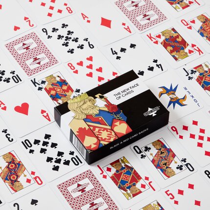 Hustler专业德州扑克牌PVC塑料扑克牌防水磨砂WSOPWPT比赛专用牌