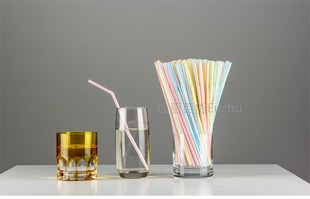 果汁豆浆吸管70002 双童一次性塑料饮料吸管短弯头吸管 包邮