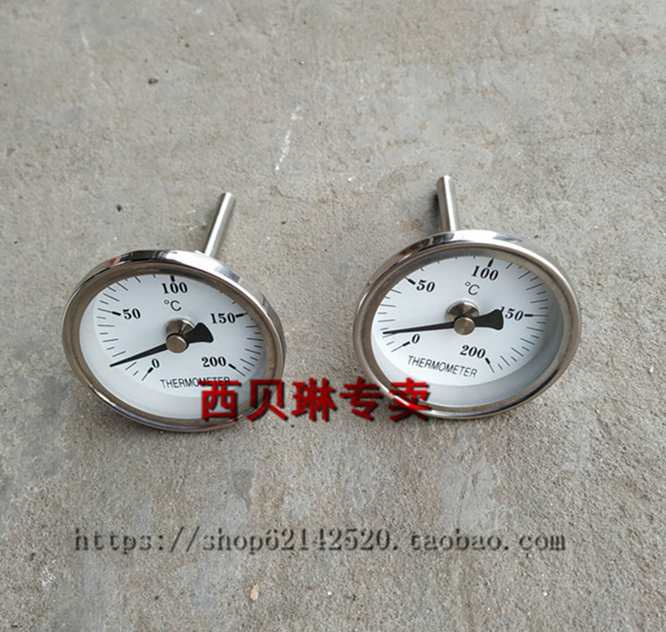 塑料烘干机温度计 干燥机双金属温度计温度表 0-200度