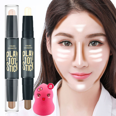 双头高光笔两用初学者遮瑕一体盘