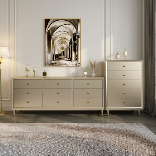 实木五斗柜卧室床尾柜客厅置物柜专用靠墙一体抽屉柜收纳柜储物柜