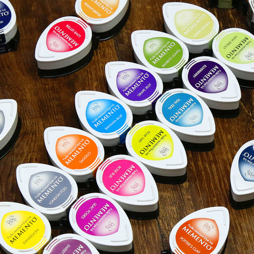 tsukineko日本水滴印泥橡皮章