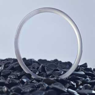 天然烟灰玉髓手镯玛瑙叮当镯玉髓气质古风少女镯子