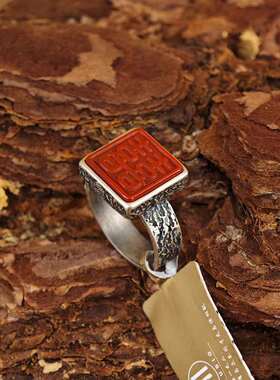 开口调节流苏戒指s925纯银国潮