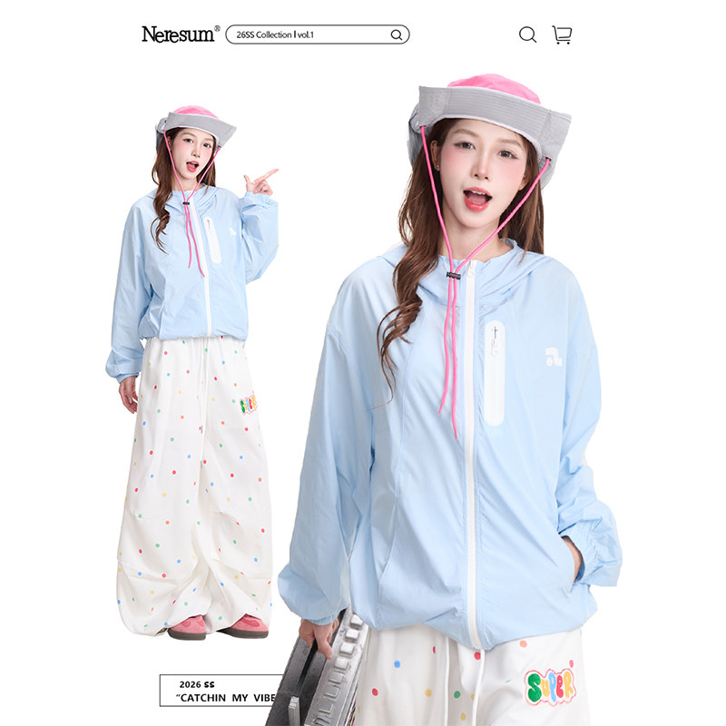 NERESUM户外轻薄UPF50+防晒衣女春夏运动速干宽松连帽防晒服外套,女装/女士精品,时尚防晒服,淘宝优惠券,粉丝福利购,淘宝优惠卷