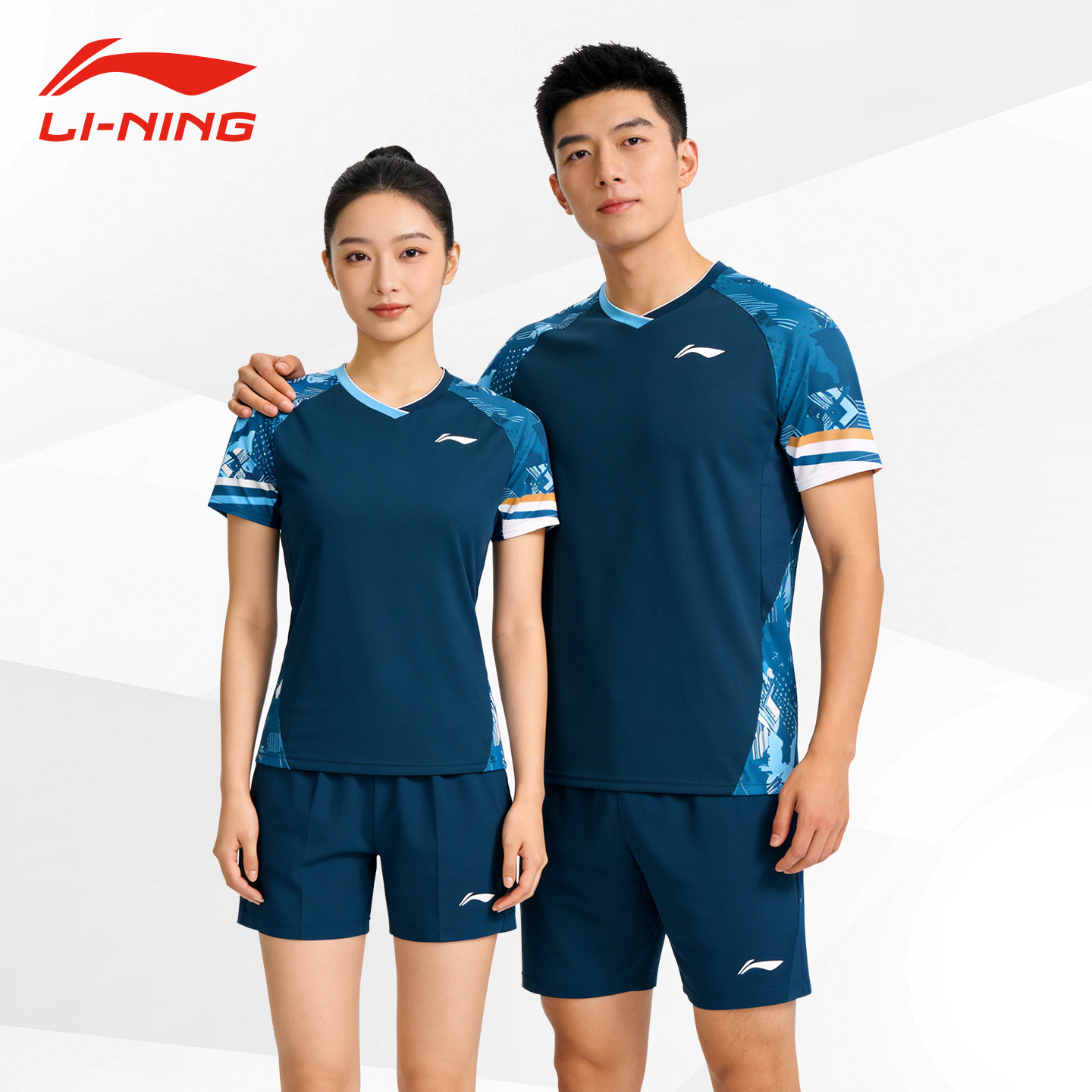 正品李宁羽毛球服大赛服图片