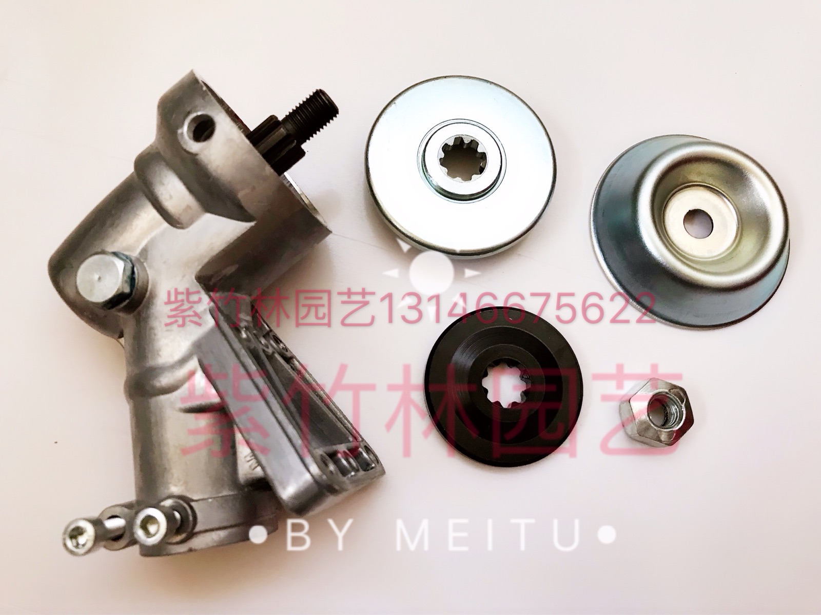 适用于欧玛43/36割草机工作头齿轮箱欧玛打草机工作头10齿工作头