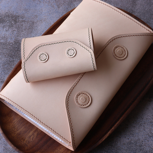 懂皮手工定制日记本熊熊存钱可爱手帐本真皮笔记本存单本创意礼物