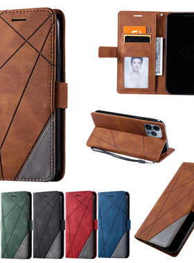 适用于小米POCOC75 X5PRO M6PRO 5G X3 NOTE10PRO X5 X6 M3 X7PRO C65 C55 CC9 M5s防摔插卡钱包支架手机壳