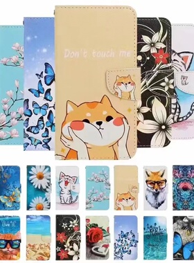 适用于LG V60 K61 K51S K41S K22 K92 Q92  花色防摔多卡插卡钱包支架电话手机壳电话全包皮套男女