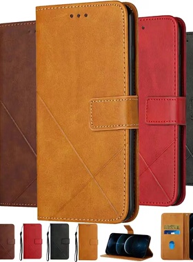 适用于红米13C 12C 11A 10C 9A 9C 9AT NOTE13 4G NOTE11S NOTE9S A3纯色防摔全包插卡多卡钱包保护套手机壳