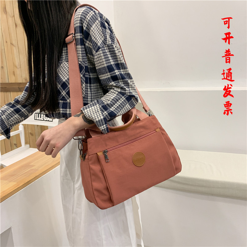 休闲女包尼龙包女士手提袋潮流时尚单肩包百搭斜挎包大容量布袋包