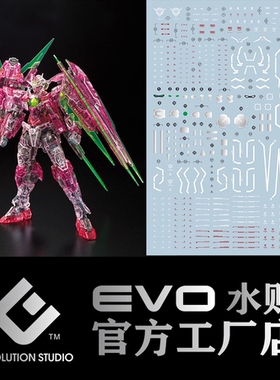 EVO PR31T RG00Q全刃式 三红彩透量子上海基地 用于万代 荧光水贴