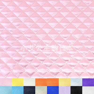 日本进口绗缝缎面布艺聚酯棉布