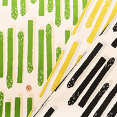 50cm日本进口纯棉芦笋细帆布北欧风DIY衬衫 面料 布艺手工娃衣服装