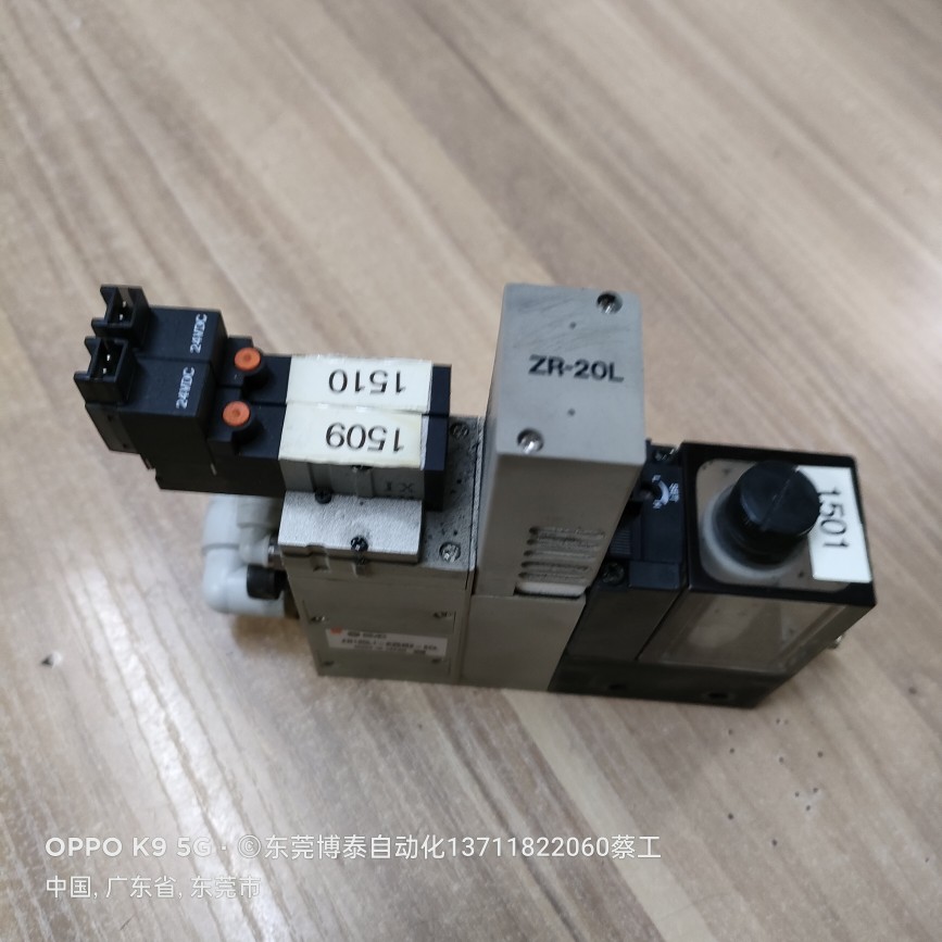 原装拆机进口SMC ZR120L1-K25MZ-ECL 电磁阀气阀 现货包好