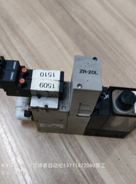 原装拆机进口SMC ZR120L1-K25MZ-ECL 电磁阀气阀 现货包好