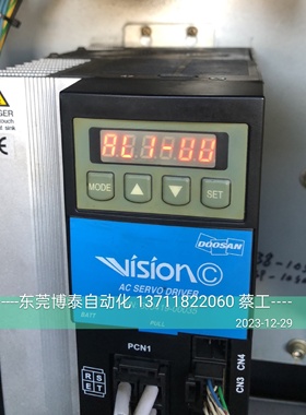 VISION斗山驱动器维修 刀塔 AL1-UU 无显示 炸机维修DVSC-TM-14E