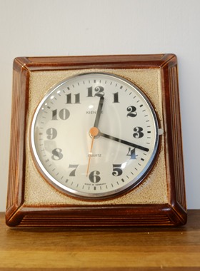 德国KIENZLE产  60年代 Vintage  中古 Vintage  经典陶瓷挂钟