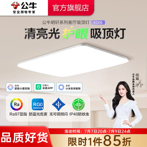 公牛XD05XD06吸顶灯全屋灯具